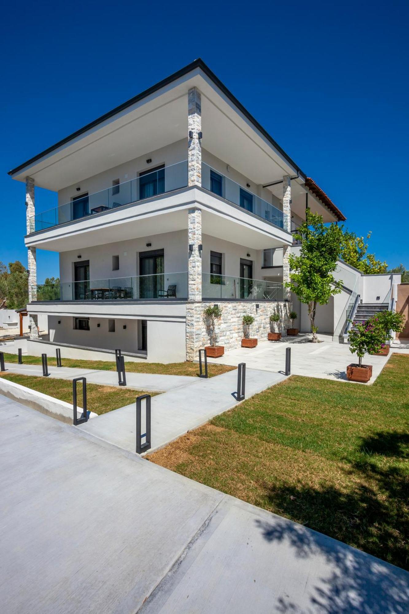 Olia Seaside Residence 120M From The Beach 페프코초리 외부 사진