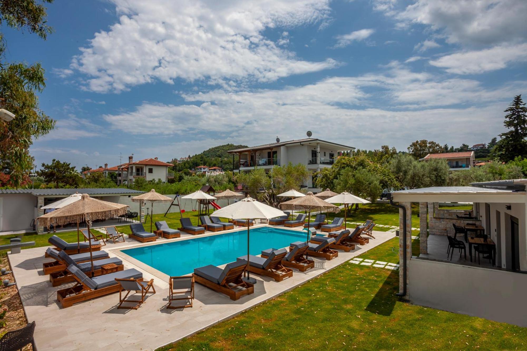 Olia Seaside Residence 120M From The Beach 페프코초리 외부 사진